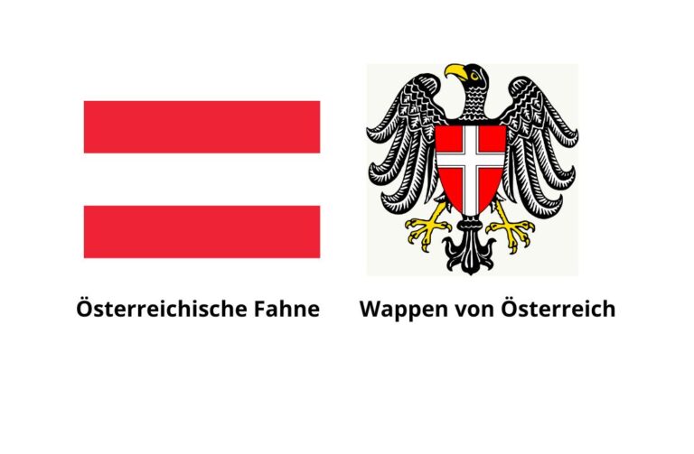 Flaga i godło Austrii